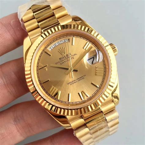 rolex day date fake und original|best Rolex Day-Date homage.